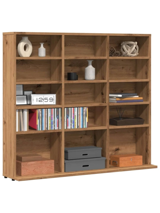 Skříňka na cd dub artisan 100 x 23 x 89,5 cm kompozitní dřevo