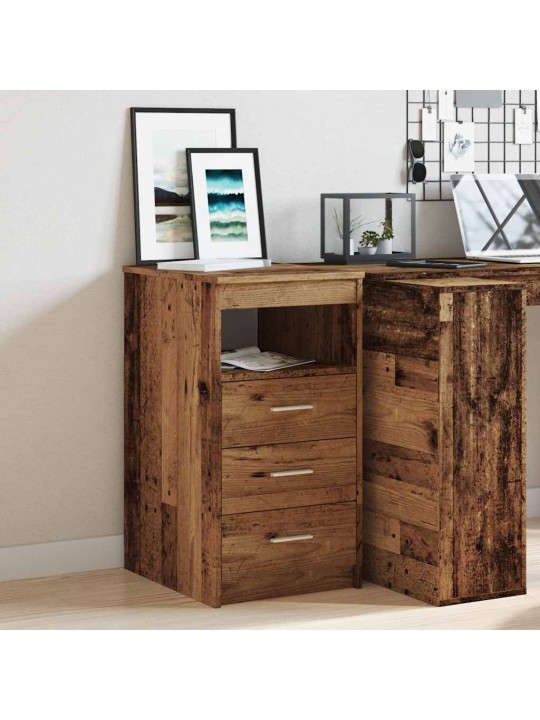 Komoda se zásuvkami old wood 40 x 50 x 76 cm kompozitní dřevo
