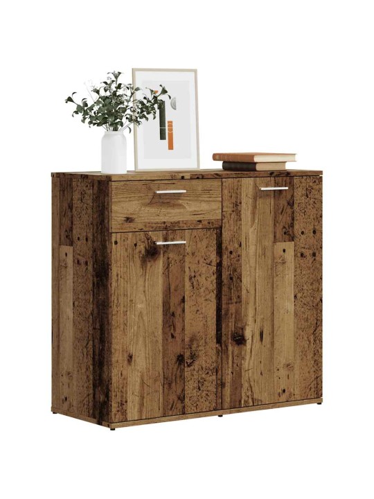 Příborník old wood 80 x 36 x 75 cm kompozitní dřevo