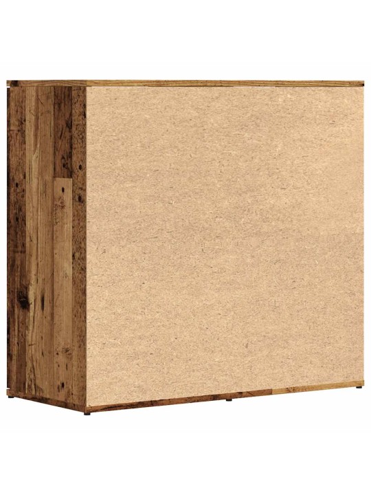 Příborník old wood 80 x 36 x 75 cm kompozitní dřevo