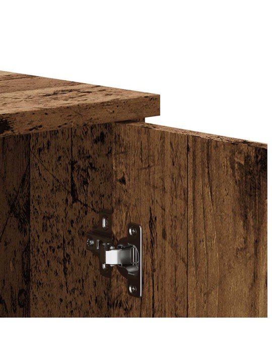 Příborník old wood 80 x 36 x 75 cm kompozitní dřevo