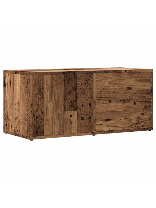 Tv skříňka starého dřeva 80x34x35,5 kompozitní dřevo
