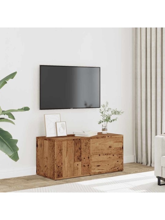 Tv skříňka starého dřeva 80x34x35,5 kompozitní dřevo