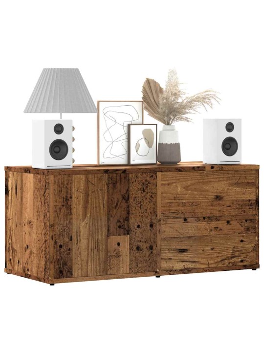 Tv skříňka starého dřeva 80x34x35,5 kompozitní dřevo