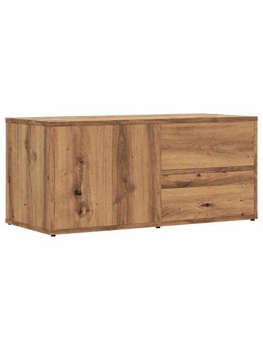Tv skříňka dub artisan 80x34x35,5 cm kompozitní dřevo