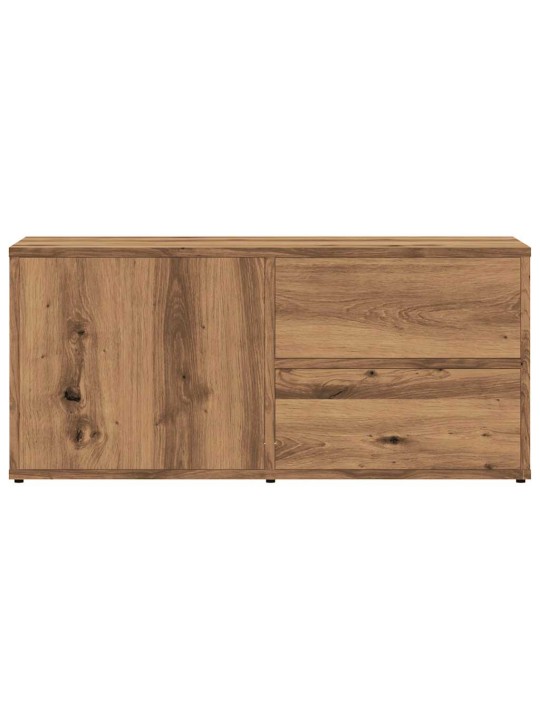 Tv skříňka dub artisan 80x34x35,5 cm kompozitní dřevo