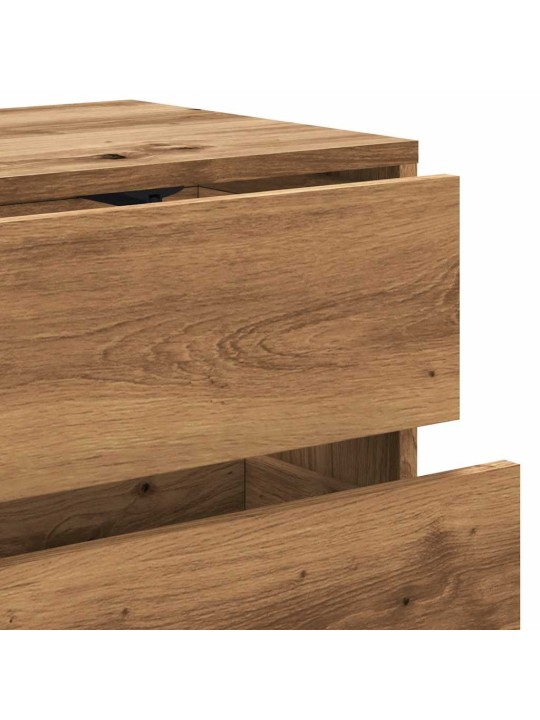 Tv skříňka dub artisan 80x34x35,5 cm kompozitní dřevo