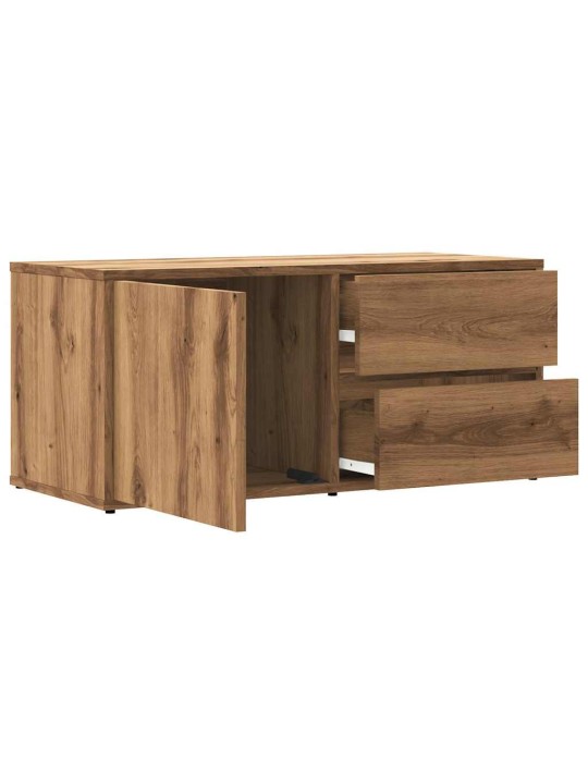 Tv skříňka dub artisan 80x34x35,5 cm kompozitní dřevo