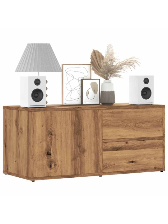 Tv skříňka dub artisan 80x34x35,5 cm kompozitní dřevo