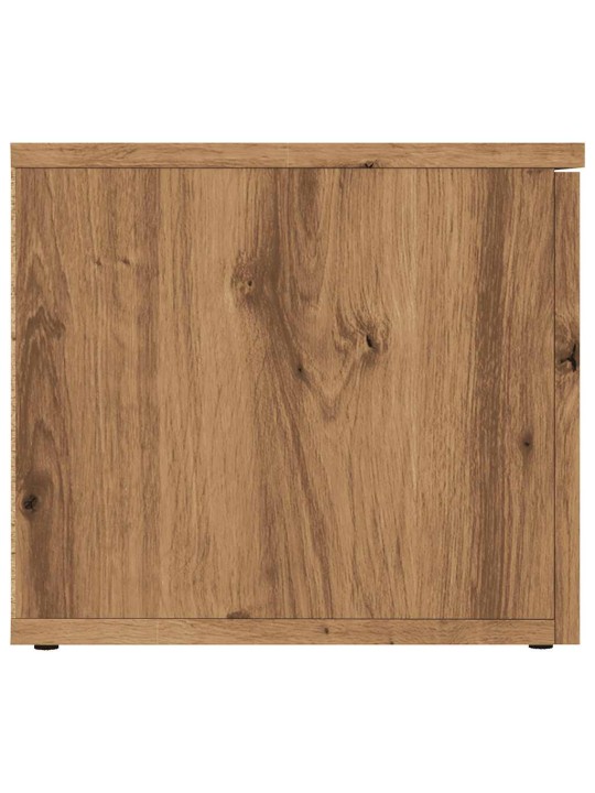 Tv skříňka dub artisan 80x34x30 cm kompozitní dřevo