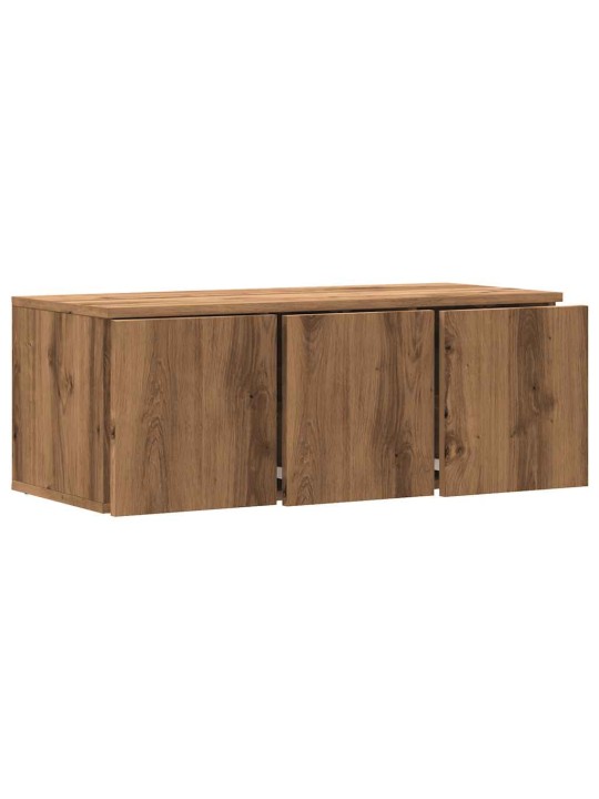 Tv skříňka dub artisan 80x34x30 cm kompozitní dřevo