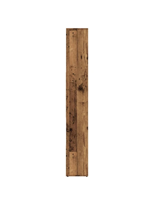 Knihovna old wood 67 x 24 x 161 cm kompozitní dřevo
