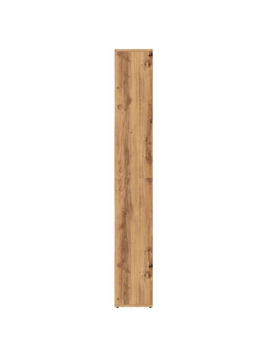 Knihovna dub artisan 67 x 24 x 161 cm kompozitní dřevo