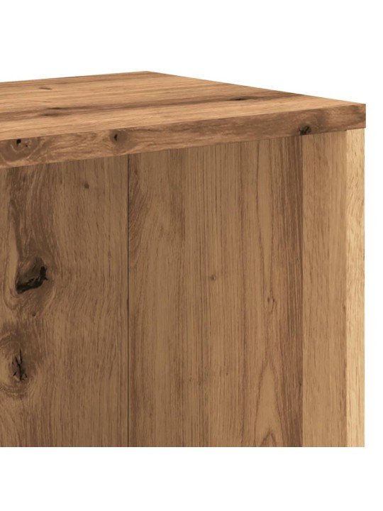 Knihovna dub artisan 67 x 24 x 161 cm kompozitní dřevo