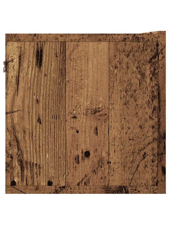 Nástěnná tv skříňka old wood 80 x 30 x 30 cm kompozitní dřevo
