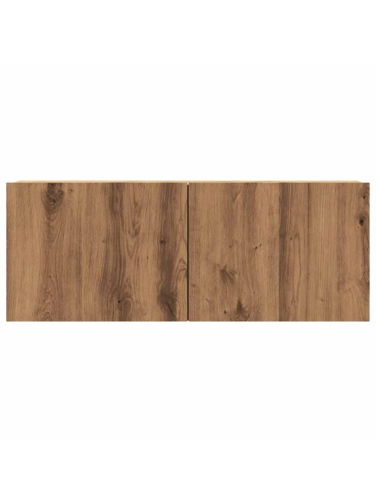 Nástěnná tv skříňka dub artisan 80x30x30 cm kompozitní dřevo