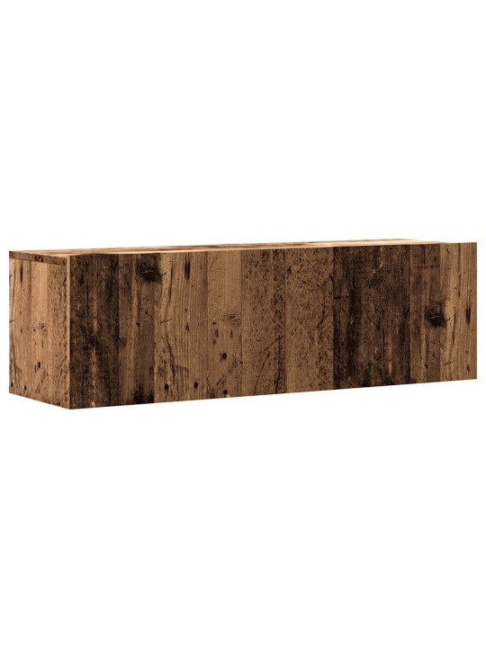 Nástěnná TV skříňka old wood 100 x 30 x 30 cm kompozitní dřevo