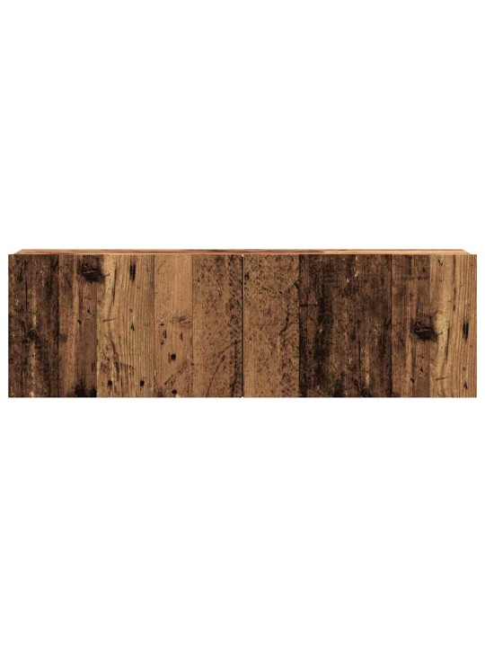 Nástěnná TV skříňka old wood 100 x 30 x 30 cm kompozitní dřevo