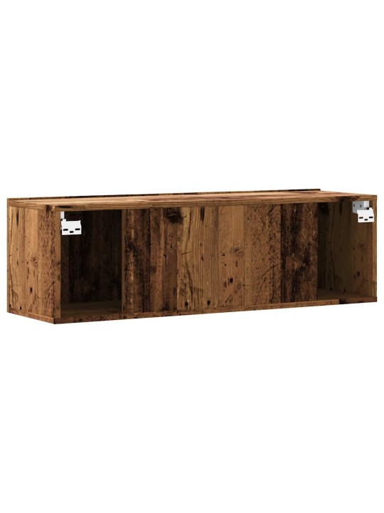 Nástěnná TV skříňka old wood 100 x 30 x 30 cm kompozitní dřevo