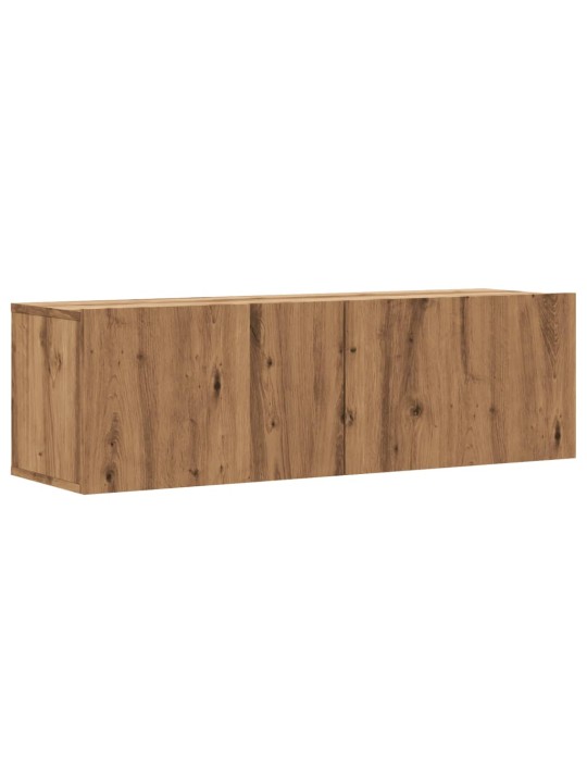 Nástěnná tv skříňka dub artisan 100x30x30 cm kompozitní dřevo