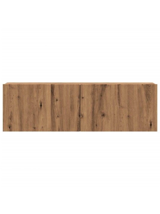 Nástěnná tv skříňka dub artisan 100x30x30 cm kompozitní dřevo