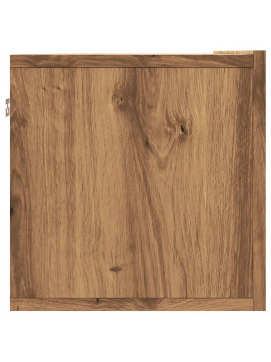 Nástěnná tv skříňka dub artisan 100x30x30 cm kompozitní dřevo