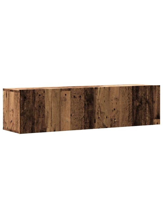 Nástěnná TV skříňka old wood 120 x 30 x 30 cm kompozitní dřevo