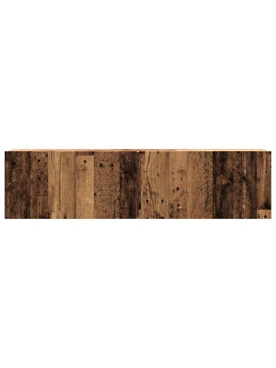 Nástěnná TV skříňka old wood 120 x 30 x 30 cm kompozitní dřevo