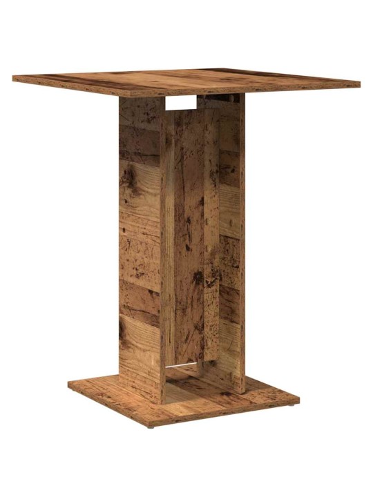 Bistro stolek old wood 60 x 60 x 75 cm kompozitní dřevo