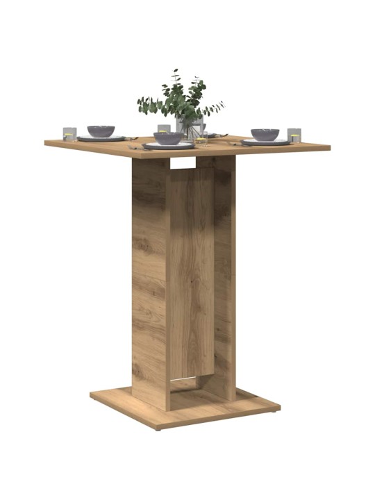 Bistro stolek dub artisan 60 x 60 x 75 cm kompozitní dřevo