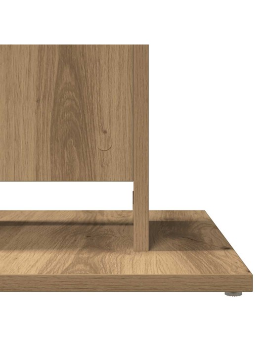 Bistro stolek dub artisan 60 x 60 x 75 cm kompozitní dřevo