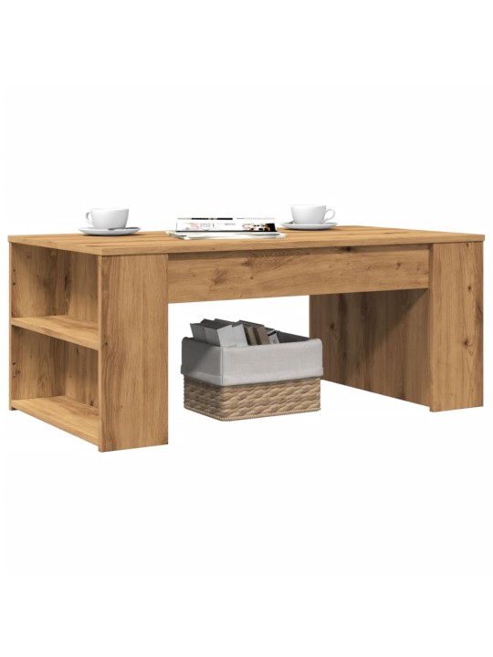Konferenční stolek dub artisan 102x55x42 cm kompozitní dřevo