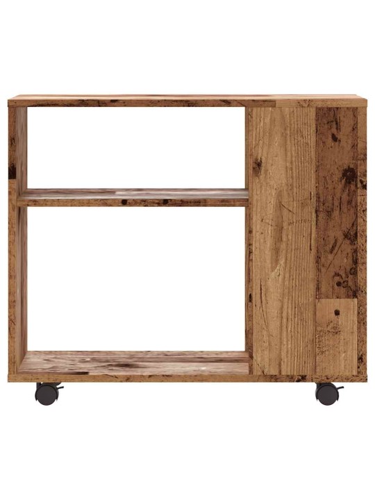 Odkládací stolek old wood 70 x 35 x 55 cm kompozitní dřevo