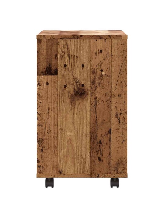 Odkládací stolek old wood 70 x 35 x 55 cm kompozitní dřevo