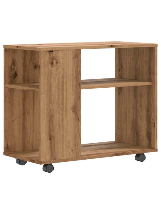 Odkládací stolek dub artisan 70x35x55 cm kompozitní dřevo