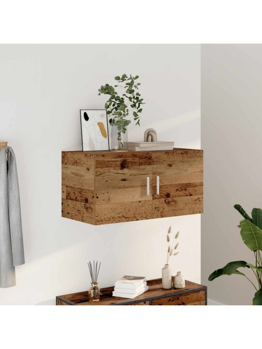 Nástěnná skříňka old wood 80 x 39 x 40 cm kompozitní dřevo