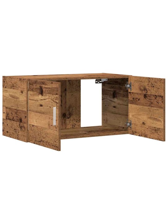 Nástěnná skříňka old wood 80 x 39 x 40 cm kompozitní dřevo