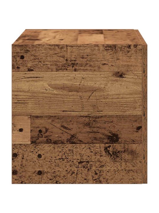 Nástěnná skříňka old wood 80 x 39 x 40 cm kompozitní dřevo
