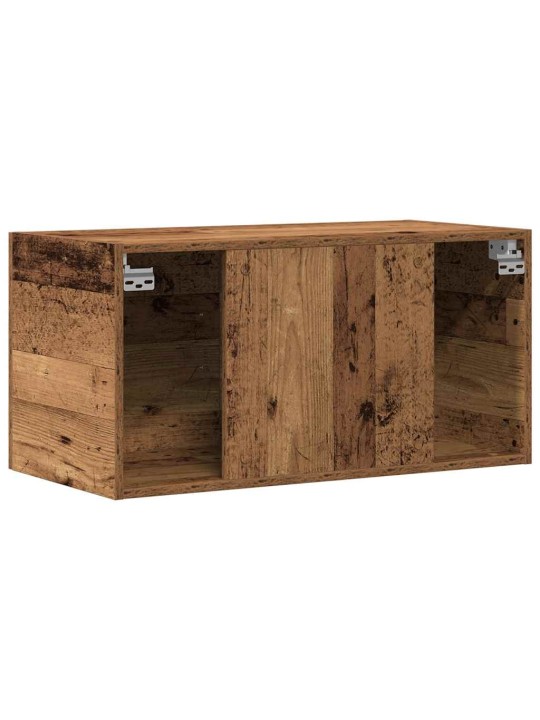 Nástěnná skříňka old wood 80 x 39 x 40 cm kompozitní dřevo