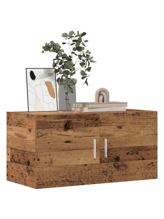 Nástěnná skříňka old wood 80 x 39 x 40 cm kompozitní dřevo