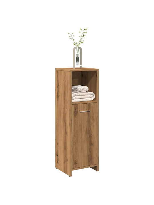 Koupelnová skříňka dub artisan 30 x 30 x 95 cm kompozitní dřevo