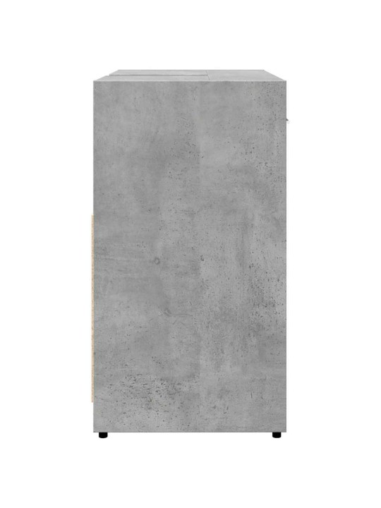 Koupelnová skříňka pod umyvadlo šedá 60x33x60 cm kompozit