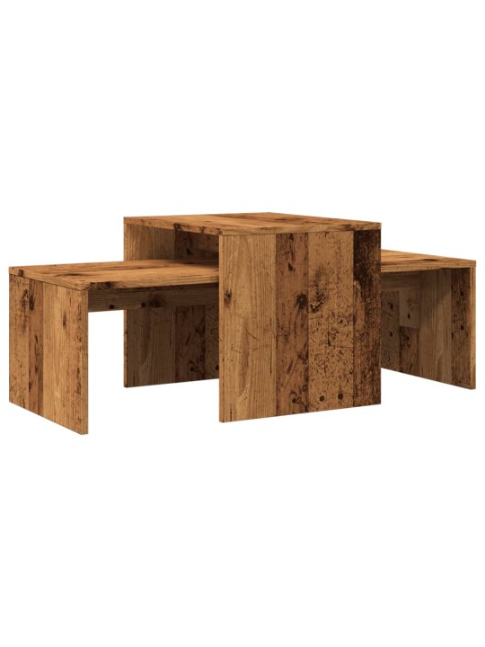 Konferenční stolek old wood 100 x 48 x 40 cm kompozitní dřevo