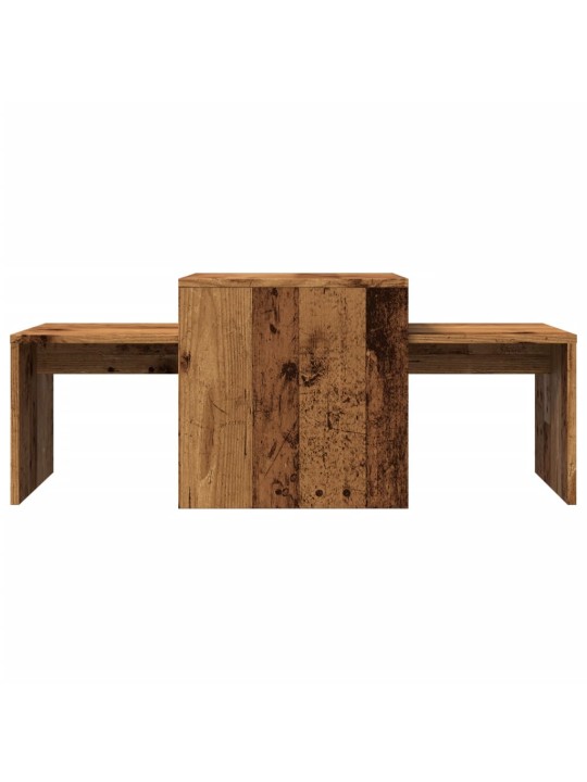Konferenční stolek old wood 100 x 48 x 40 cm kompozitní dřevo