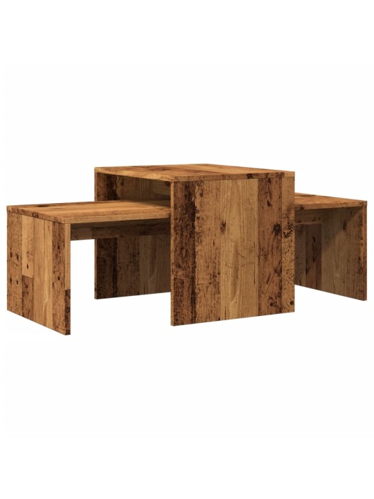 Konferenční stolek old wood 100 x 48 x 40 cm kompozitní dřevo