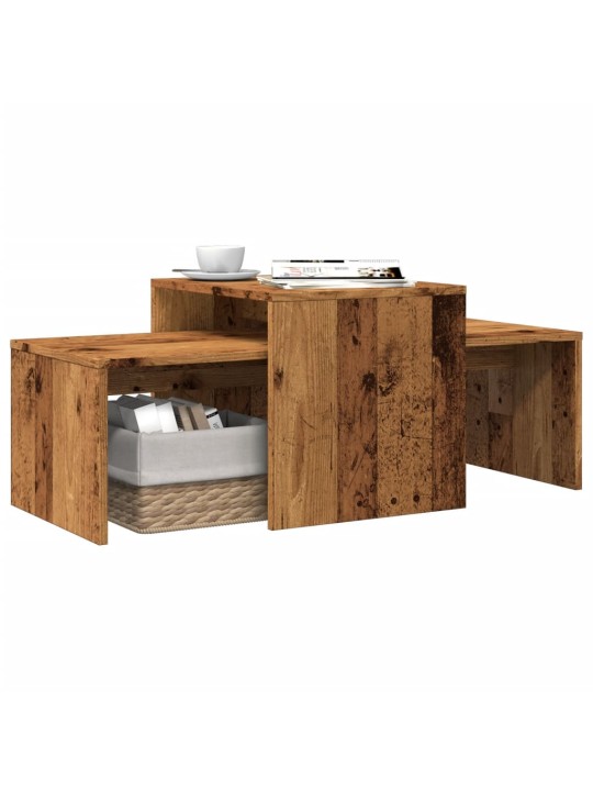 Konferenční stolek old wood 100 x 48 x 40 cm kompozitní dřevo