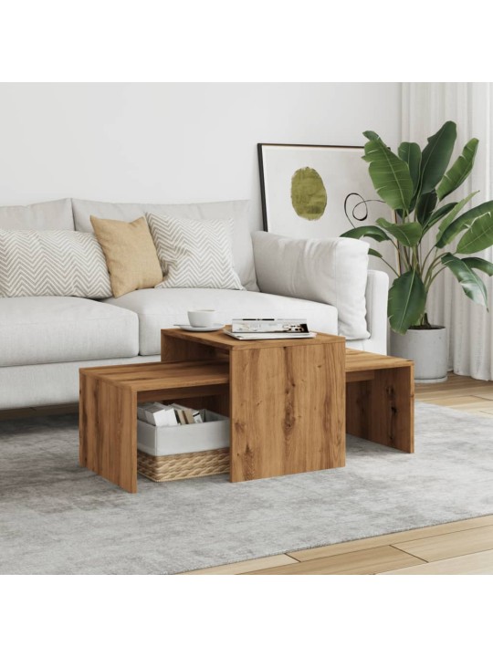 Konferenční stolek dub artisan 100x48x40 cm kompozitní dřevo