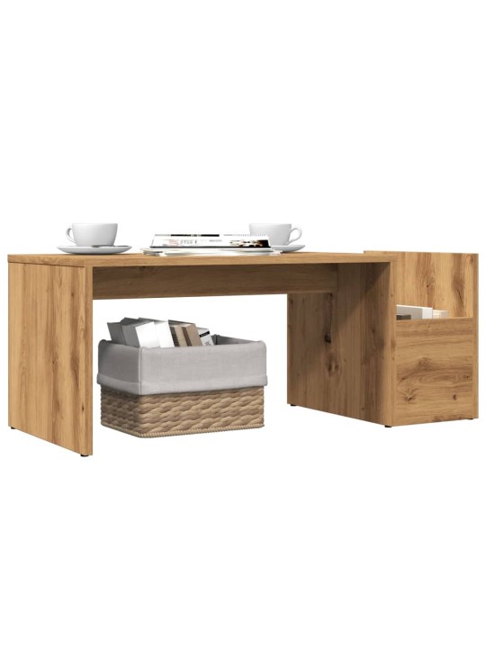 Konferenční stolek dub artisan 90 x 45 x 35 cm kompozitní dřevo