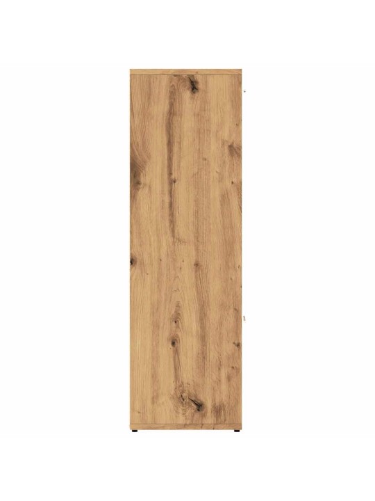 Knihovna dub artisan 90 x 28 x 90 cm kompozitní dřevo