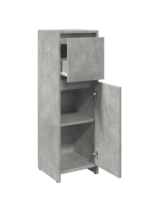 Koupelnová skříňka betonově šedá 30 x 30 x 95 cm dřevotříska